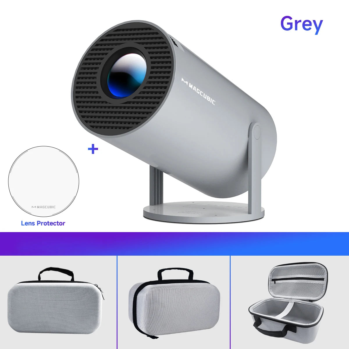 Proyector Magcubic HY300 Pro 4K — Android 11, WiFi 6, 290 ANSI, Bluetooth 5.0